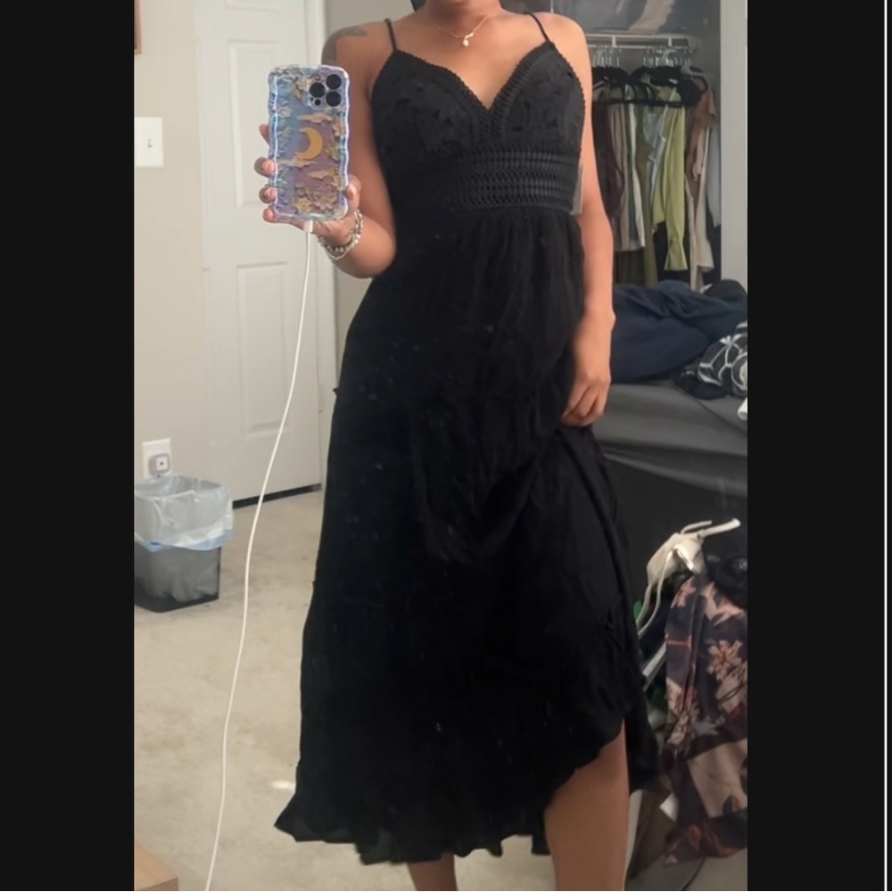 Black fairy dress.